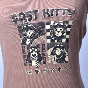 Fast kitty shirt